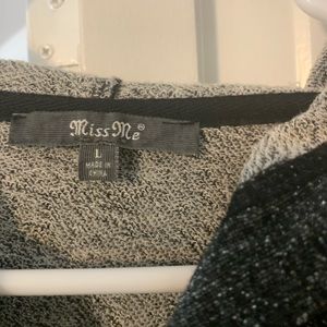 Miss Me Jackets & Coats - Miss Me Front Zip Hoodie Miss Me Jackets & Coats - Miss Me Front Zip Hoodie